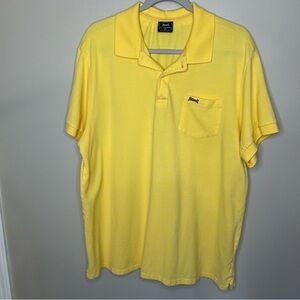 Vintage Le Tigre Men’s Yellow Polo Shirt size XL
